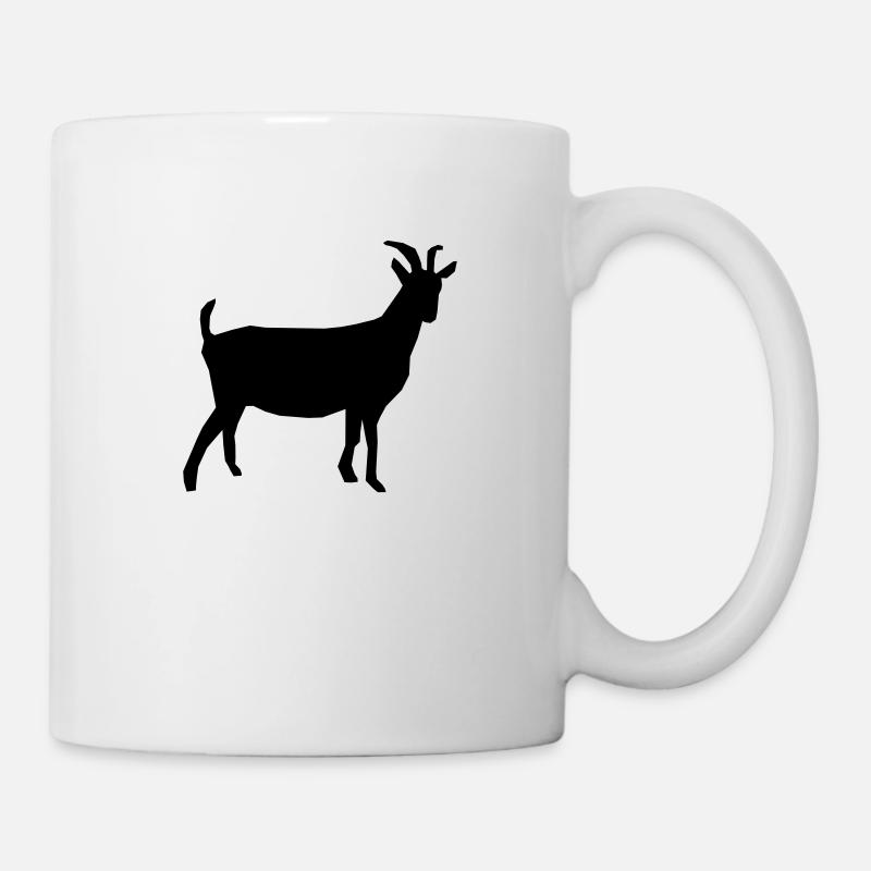 ziege - Tasse - Weiß
