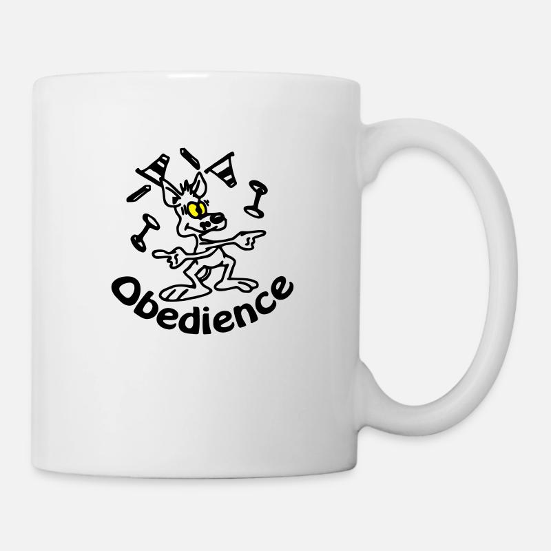Obedience - Tasse - Weiß