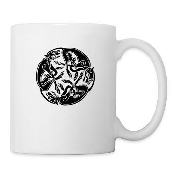 3 Hunde - Tasse - Weiß - Rechts