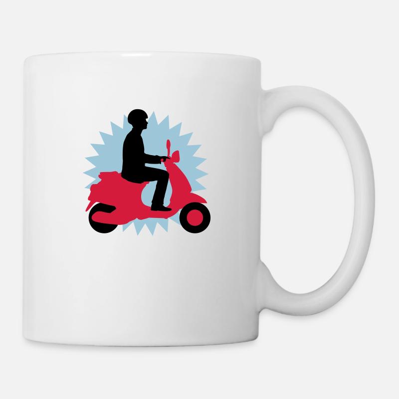vespa_3c - Tasse - Weiß