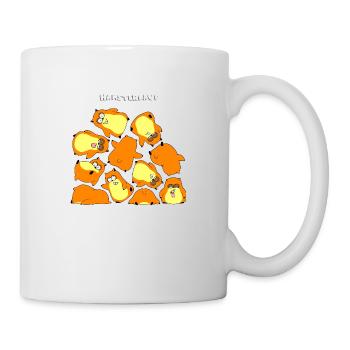 Hamsterkauf total - Tragebeutel deluxe - Tasse - Weiß - Rechts