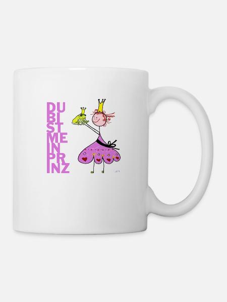 Du bist mein Prinz - Tasse - Weiß