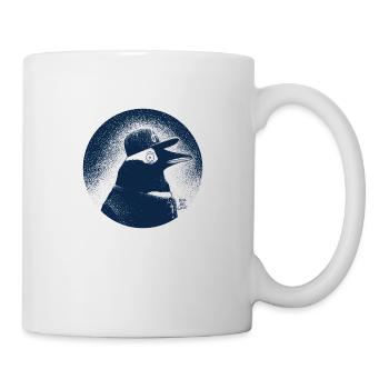 Pinguin dressed in black - Mug blanc - blanc - Droite
