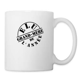 Élu grand mère - Mug blanc - blanc - Droite