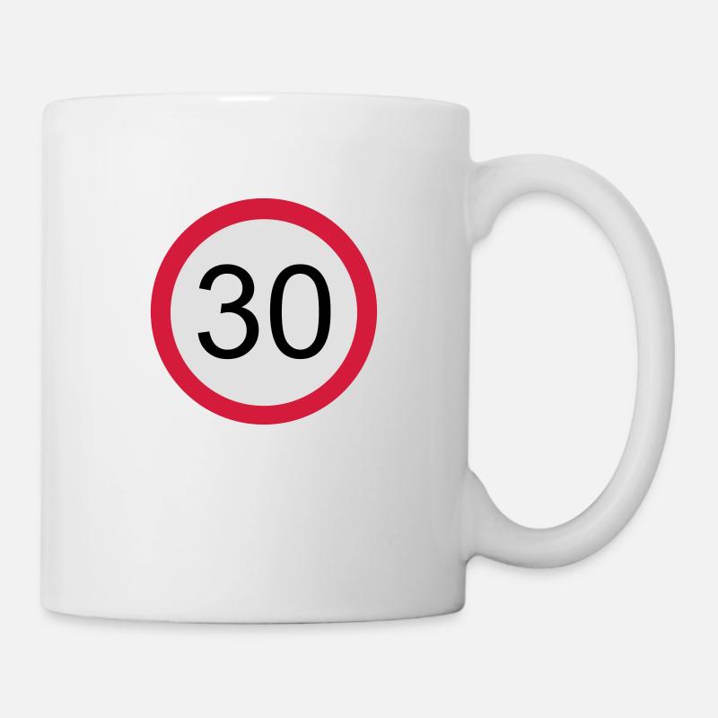 30 - Geburtstag - Tasse - Weiß
