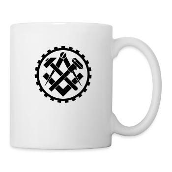 Mechaniker Zunftzeichen positiv - Tasse - Weiß - Rechts