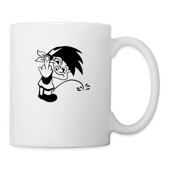 pisser 2 - Tasse - Weiß - Rechts