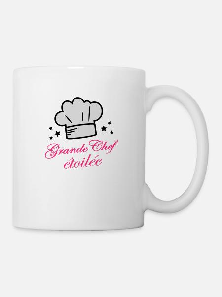 grande chef étoilée - Mug blanc - blanc