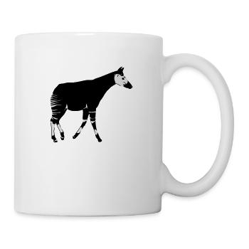 Okapi - Tasse - Weiß - Rechts