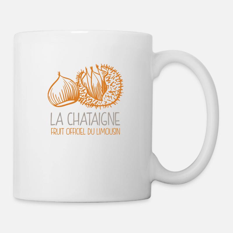 Limousin La chataigne du Limousin - Mug blanc - blanc
