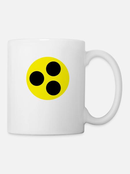Blindenzeichen - Tasse - Weiß