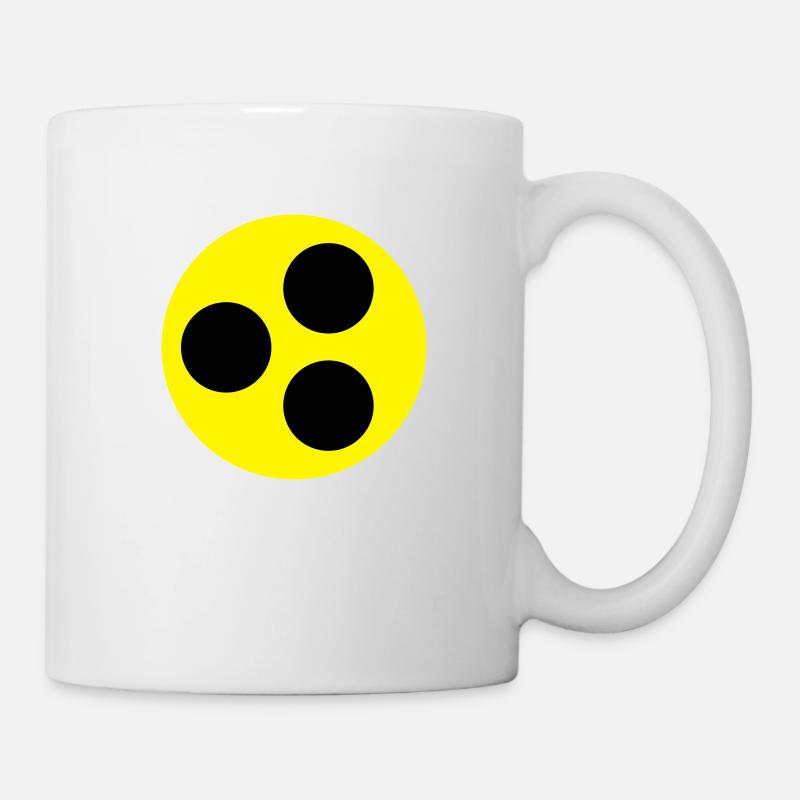 Blindenzeichen - Tasse - Weiß