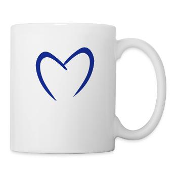 Love Seetal - Herz farbig - Tasse - Weiß - Rechts
