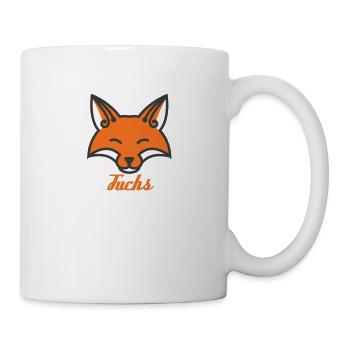 Fuchs kann man nicht lernen - Tasse - Weiß - Rechts