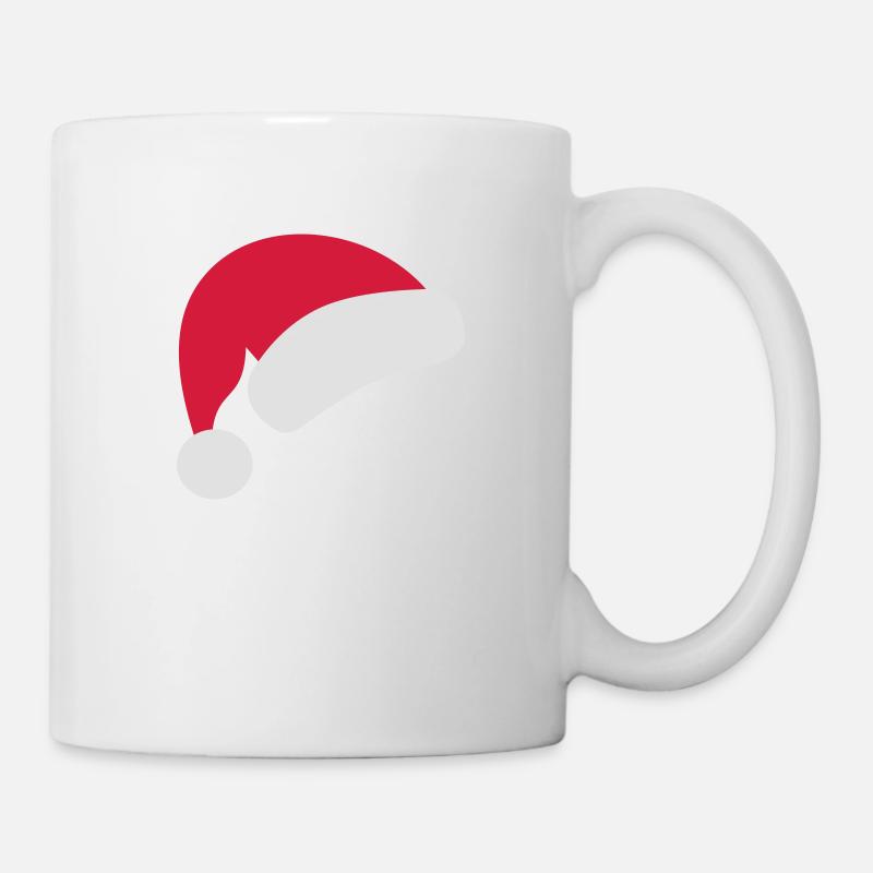weihnachtsmütze - Tasse - Weiß