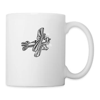 Flugzeug - Tasse - Weiß - Rechts