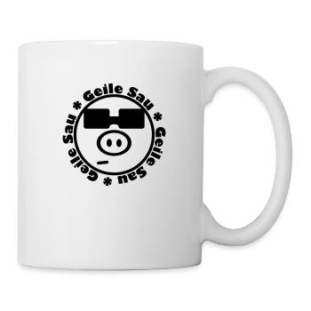 Geile Sau - Tasse - Weiß - Rechts