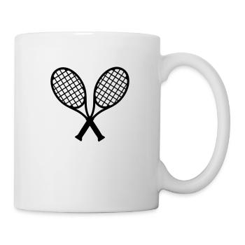 Tennis - Tasse - Weiß - Rechts