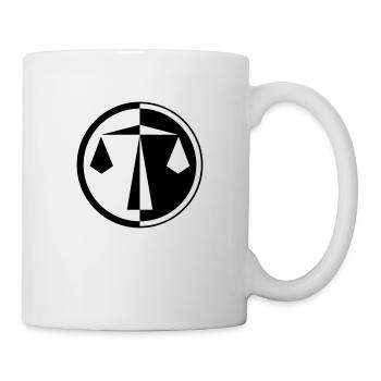 Waage - Tasse - Weiß - Rechts