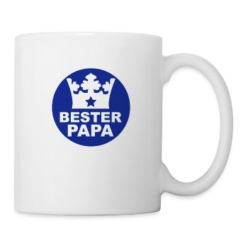 Bester Papa - Tasse - Weiß - Rechts
