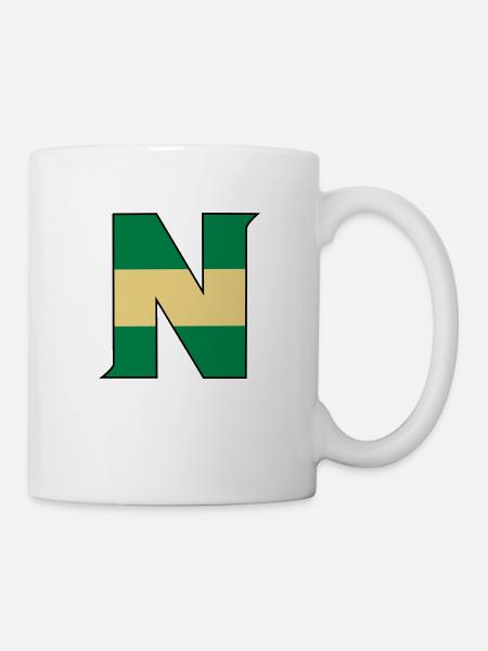 N droit - Mug blanc - blanc