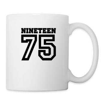 1975 - Mug blanc - blanc - Droite