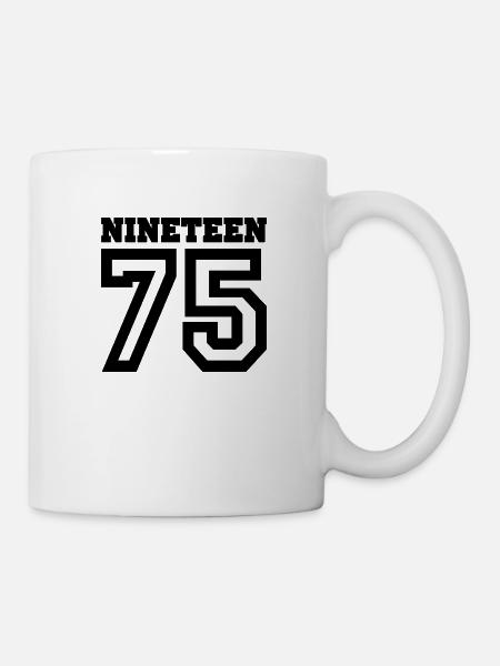 1975 - Tasse - Weiß