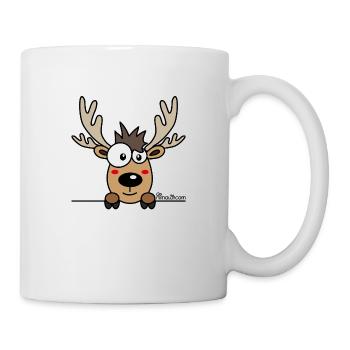 Baby Renne Noël, Cadeaux - Mug blanc - blanc - Droite