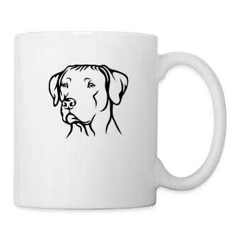 Rhodesian Ridgeback - Tasse - Weiß - Rechts