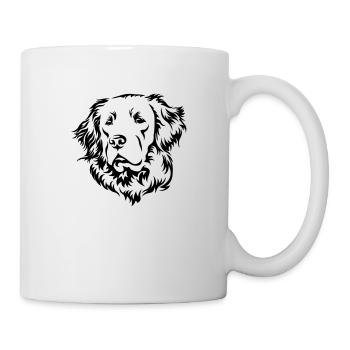 Golden Retriever - Tasse - Weiß - Rechts