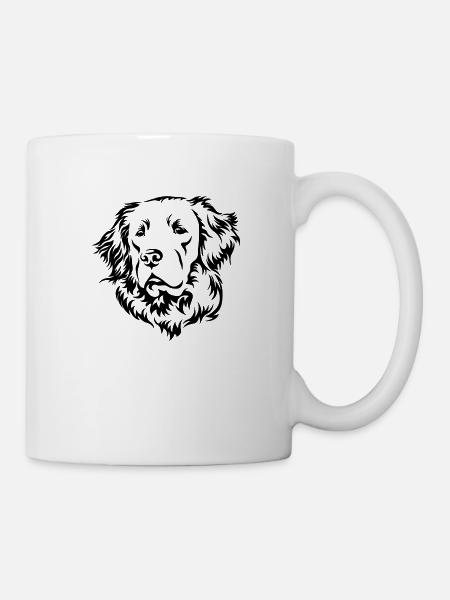 Golden Retriever - Tasse - Weiß