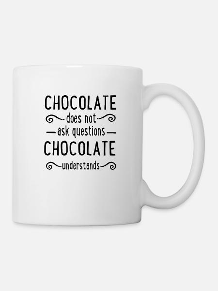 chocolate - Tasse - Weiß