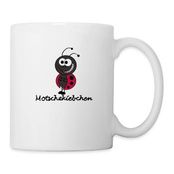 Motschekiebchen/Marienkäfer - Tasse - Weiß - Rechts