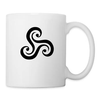 TRISKELL - Mug blanc - blanc - Droite