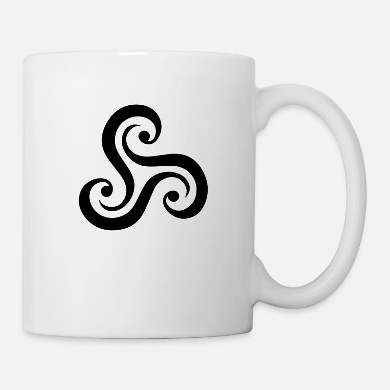 TRISKELL - Mug blanc - blanc
