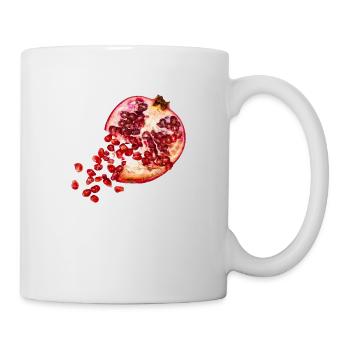 Granatapfel - Tasse - Weiß - Rechts