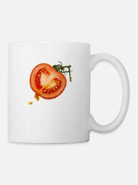 Tomate - Tasse - Weiß