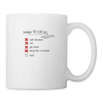 Today's To-Do List - Mug - white - Right