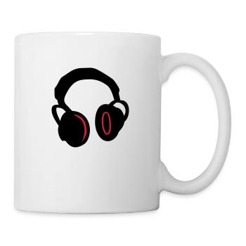 Kopfhörer - Headphones - Tasse - Weiß - Rechts