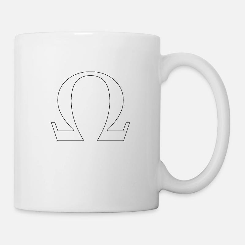 OMEGA - Tasse - Weiß