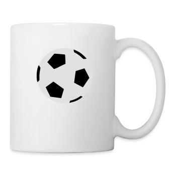 Ballon de football - Mug blanc - blanc - Droite
