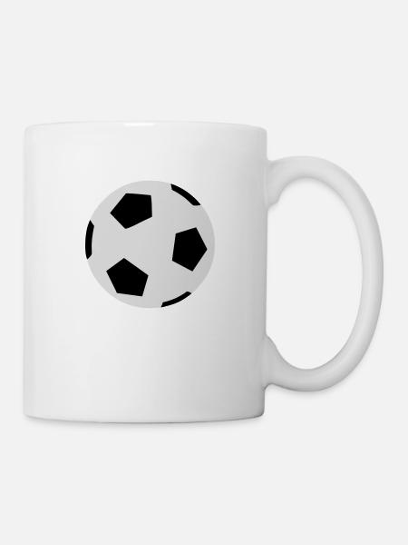 Fussballspiel - Tasse - Weiß