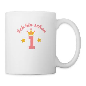 1 Geburtstag - Tasse - Weiß - Rechts