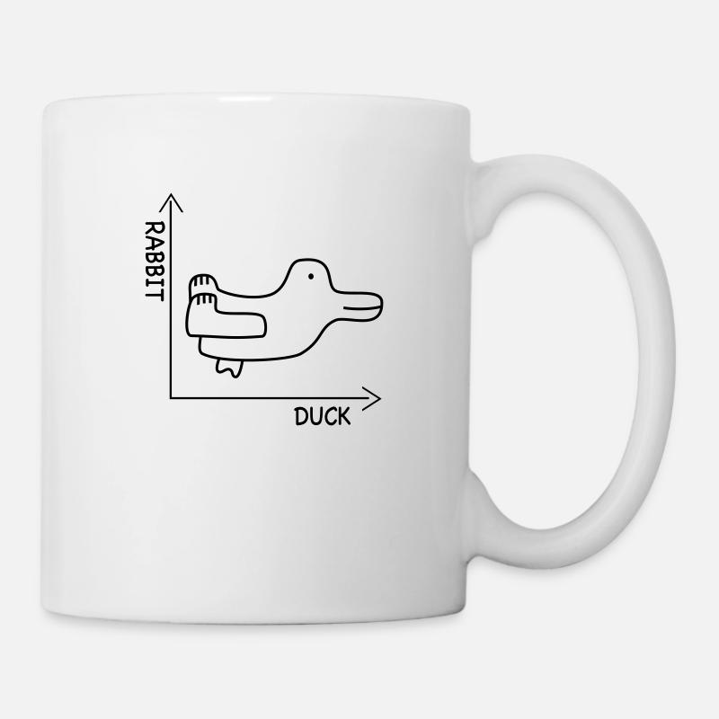 optische Täuschung - Tasse - Weiß