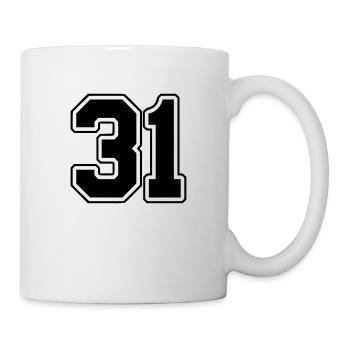 31_Schwarz - Tasse - Weiß - Rechts