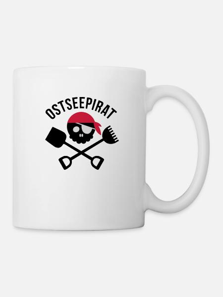 pirat ostsee - Tasse - Weiß