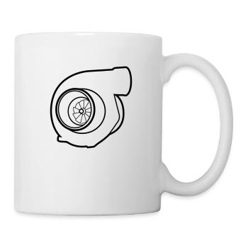 Turbolader - Tasse - Weiß - Rechts