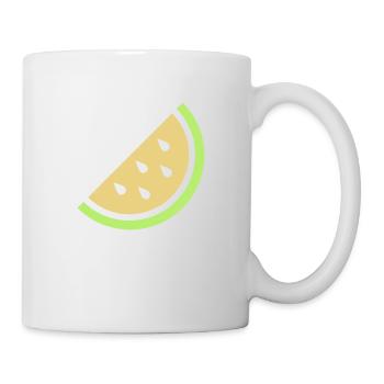 Melone - Tasse - Weiß - Rechts