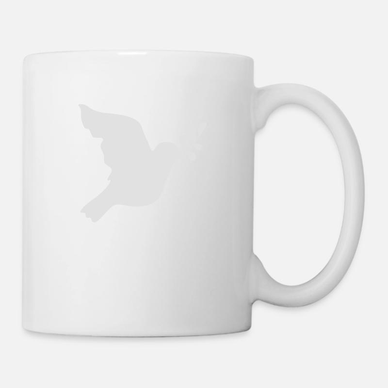 Taube - Tasse - Weiß