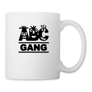 lustige ABC-GANG - Tasse - Weiß - Rechts